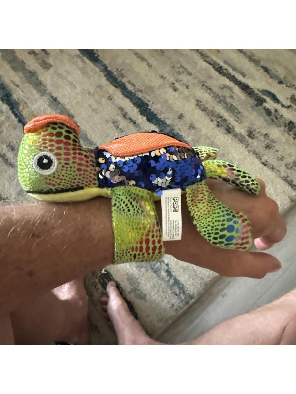 Pop Color Changing Chameleon Slap Bracelet Sequins